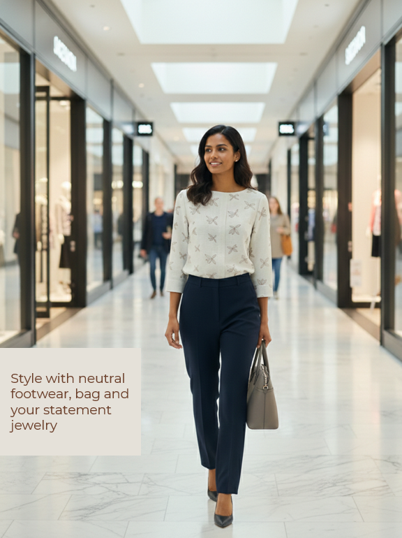 Sketch flower Simple Blouse