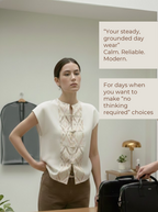 Ikat Boss Girl Blouse