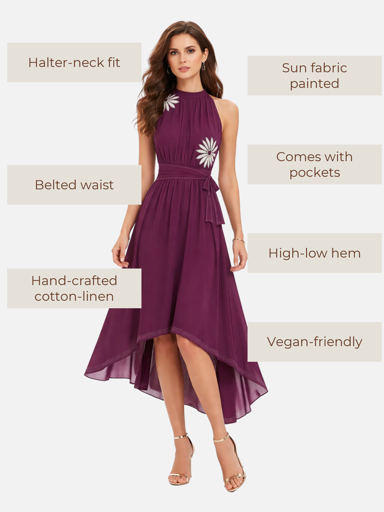 Magenta Sunrise Dress