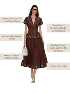 Mocha Shankh Co-ord Set