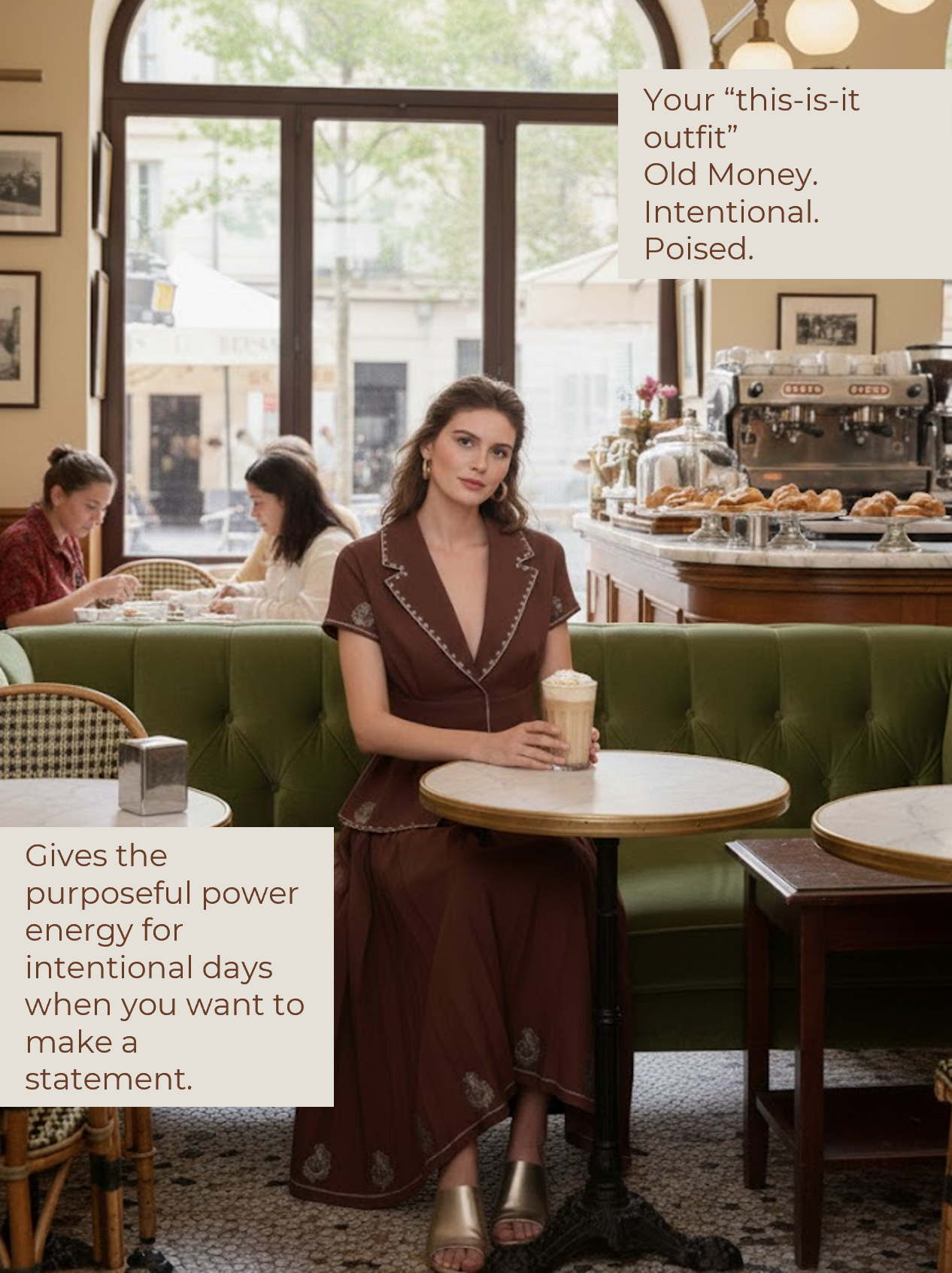 Mocha Shankh Co-ord Set