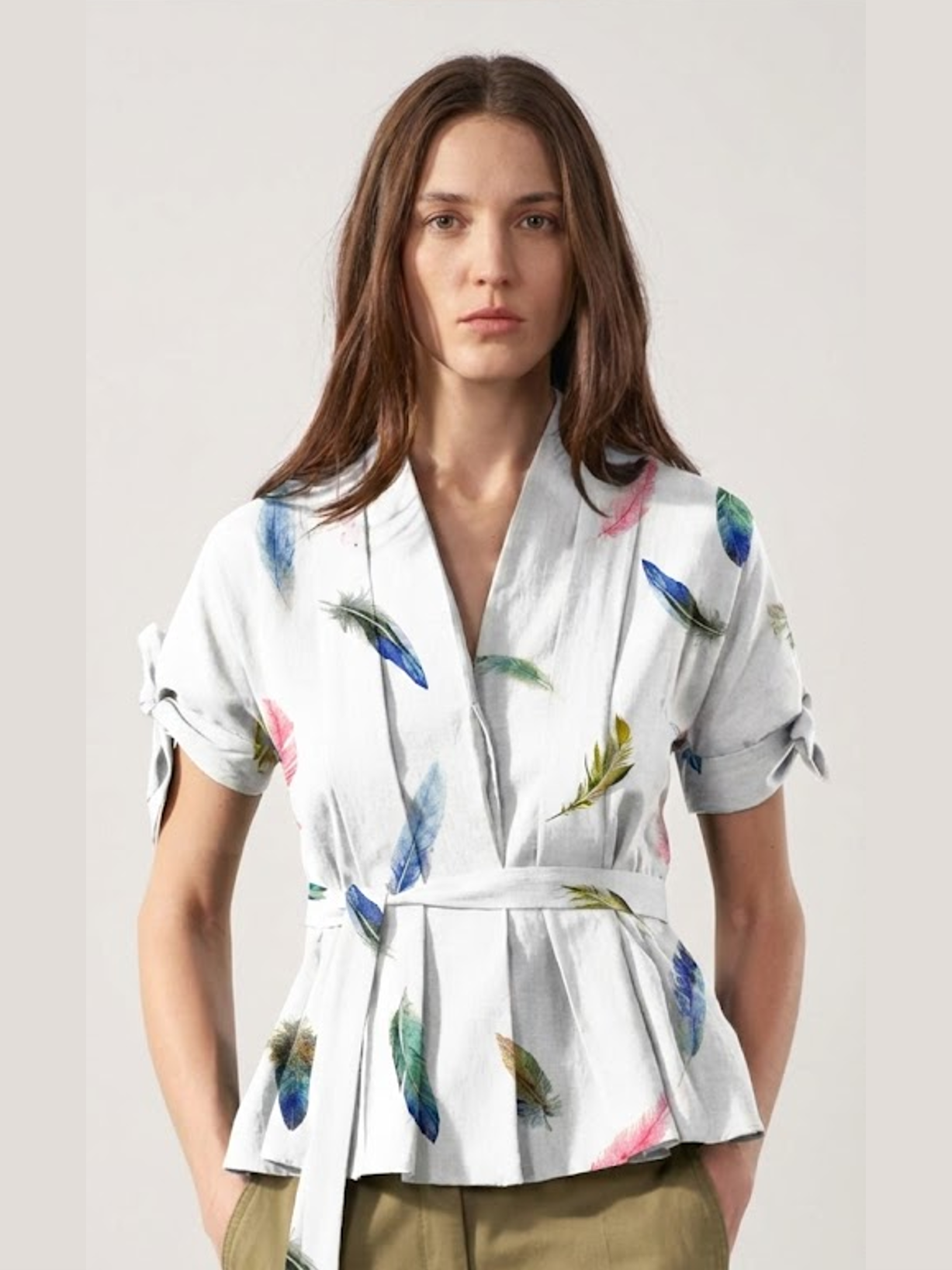 Mughal Pankh Art Shift Blouse