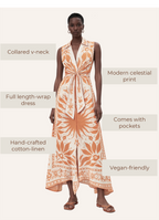 Celestial Wrap Dress