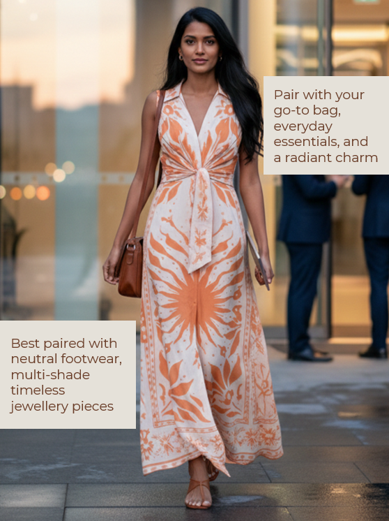 Celestial Wrap Dress